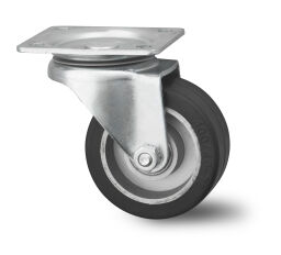 Wheel castor wheel Ø 125 mm Version:  Ø 125 mm.  L: 125, W: 38, H: 155 (mm). Article code: 75.184.116.120