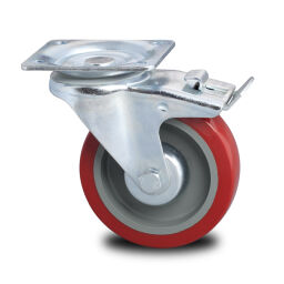 Lenkrollen Lenkrolle mit Feststeller Ø 125 mm