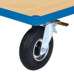 Storeroom trolleys warehouse trolley supplement wheels with pneumatic tyres 220*70 mm
