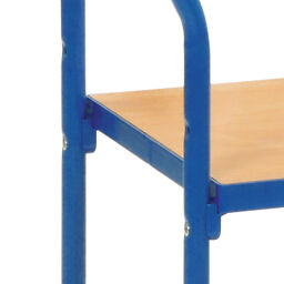 Table top carts warehouse trolley fetra roll platform 1 push bracket