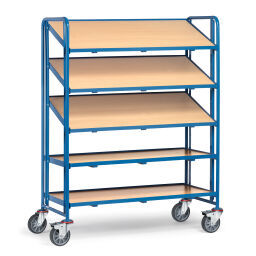 Storage trolleys warehouse trolley fetra container trolley one-sided