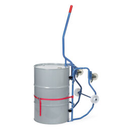 Drum handling equipment drum cradle with lever handle for 1x 200 l drum