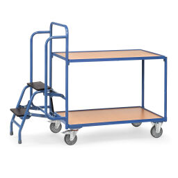 Warehouse trolley Fetra order picking trolley with stairs / foldable 852105