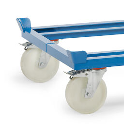 Carrier Fetra pallet carrier  with 4 capture corners.  L: 1270, W: 870, H: 350 (mm). Article code: 8522881