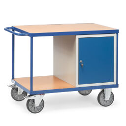 Workbench Fetra workshop trolley loading surface / flat / cabinet 852432