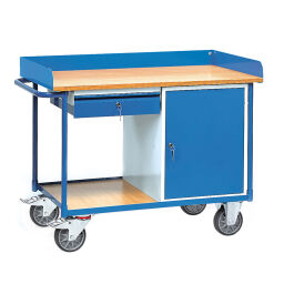 Workbench fetra workshop trolley worktop / cabinet / drawer