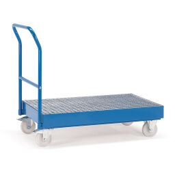 Mobile trays Retention Basin Fetra barrel transport trolley fixed construction.  L: 1130, W: 611, H: 990 (mm). Article code: 852702