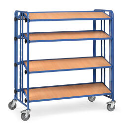 Storage trolleys warehouse trolley fetra container trolley double-sided