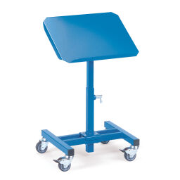 Mobiile tilting stands warehouse trolley fetra goods stand loading surface / adjustable straight - diagonal