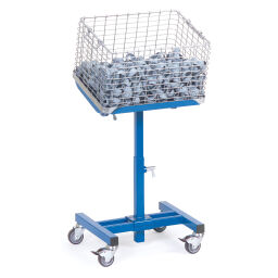 mobiile tilting stands Warehouse trolley Fetra goods stand loading surface / adjustable straight - diagonal.  L: 510, W: 410, H: 500 (mm). Article code: 853280