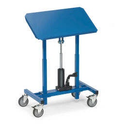mobiile tilting stands Warehouse trolley Fetra goods stand loading surface / adjustable straight - diagonal.  L: 750, W: 450, H: 720 (mm). Article code: 853286