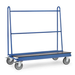 Glass/plate container fetra glass/plate trolley one-side loading.  L: 1500, W: 710, H: 1500 (mm). Article code: 854445