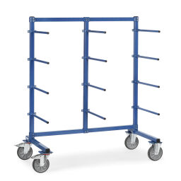 Trolleys with carrier spars warehouse trolley fetra carrier spar trolley single-sided, with pvc hose