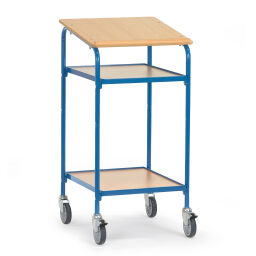 Table top carts warehouse trolley fetra mobile cabinets writing surface / 2 loading surfaces