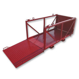 Transport container transport container for electric pallet truck.  L: 1980, W: 1020, H: 960 (mm). Article code: 91-119TA8572