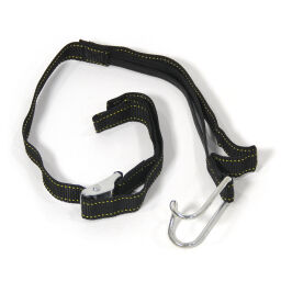 Cargo lashings retaining strap with 1 hook nylon .  L: 1050, W: 25,  (mm). Article code: 99-2626-T