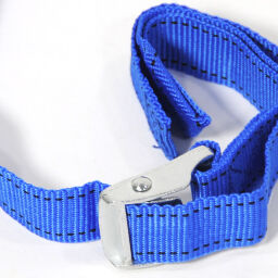 Cargo lashings retaining strap with 1 hook nylon .  L: 1050, W: 25,  (mm). Article code: 99-2626