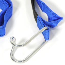 Cargo lashings retaining strap with 1 hook nylon 