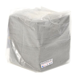 Absorbents Retention Basin absorption pads Basic 100 pads suitable for all liquids.  L: 300, W: 300,  (mm). Article code: 37-FLG0203