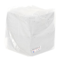 Absorptiemateriaal lekbak absorptiedoek basic 100 doeken geschikt voor olie en koolwaterstoffen