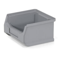 Storage bin plastic with grip opening stackable 38-FPOM-10-S