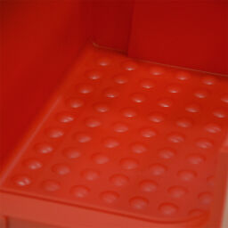 Combinatieset Stelling legbordstelling incl. 21 magazijnbakken Kleur:  rood.  B: 1040, D: 500, H: 2000 (mm). Artikelcode: CS-55-60D-S1