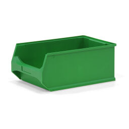Storage bin plastic with grip opening stackable 38-FPOM-40-N