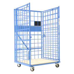 Anti-Diebstahl Rollbehälter anti-diefstal rolcontainer L-Gestell, nestbar