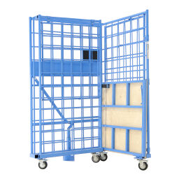 Anti-Diebstahl Rollbehälter anti-diefstal rolcontainer L-Gestell, nestbar