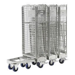 Anti-Diebstahl Rollbehälter anti-diefstal rolcontainer A-Rahmen, nestbar