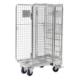 Anti-Diebstahl Rollbehälter anti-diefstal rolcontainer A-Rahmen, nestbar