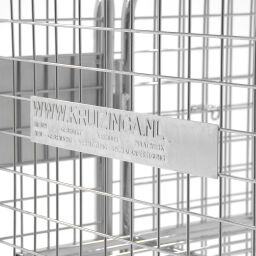 Anti-Diebstahl Rollbehälter anti-diefstal rolcontainer A-Rahmen, nestbar