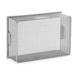Wire basket pallet tender stackable Custom built.  L: 600, W: 400, H: 200 (mm). Article code: 99-8853-PAL