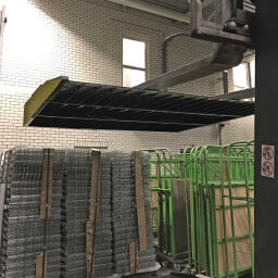 Verstärkte Container-Auffahrrampe aus Stahl, lackiert, Tragkraft 5000 kg