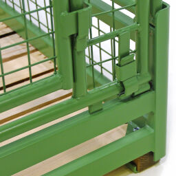 Pallet stacking frames foldable construction stackable a9 module