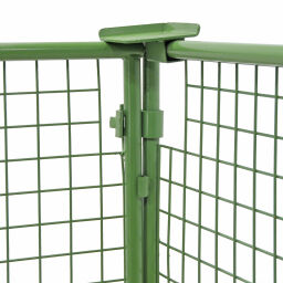Pallet stacking frames foldable construction stackable A9 module