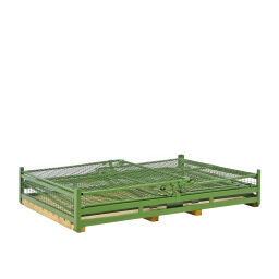 Pallet stacking frames foldable construction stackable A9 module
