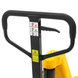 Pallet truck high lifter lifting height 85-800 mm.  L: 1540, W: 540,  (mm). Article code: 99-1544