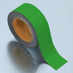 Kaarthouder identificatielabels uitwisbare magnetische tape Kleur:  groen.  L: 10000, B: 50,  (mm). Artikelcode: 51MSR-50G