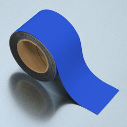 Kaarthouder identificatielabels uitwisbare magnetische tape Kleur:  blauw.  L: 10000, B: 80,  (mm). Artikelcode: 51MSR-80B