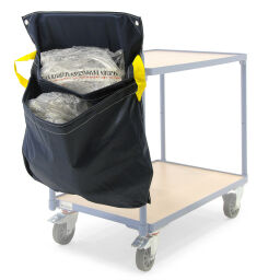 Housse de protection sac poubelle chariot de magasin sac de recyclage Classification d'article:  Nouveau.  L: 600, H: 750 (mm). Code d’article: 51T2B-1