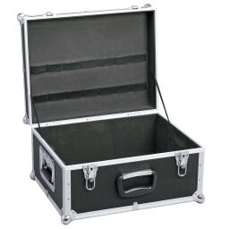 Transport case equipment case with double quick lock and handgrips 56421100