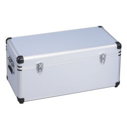 Transportkisten Aluminium Kisten Gerätekiste mit doppelte Schnellverschluß und Handgriffe.  L: 765, B: 400, H: 370 (mm). Artikelcode: 56424600