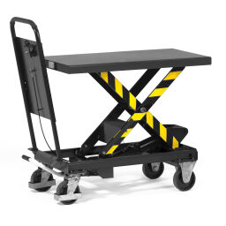 Pallet truck mobile lifting table push bracket, fixed