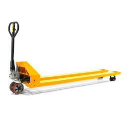 Pallet truck extra long fork length 2500 mm lifting height 85-200 mm.  L: 2940, W: 540,  (mm). Article code: 91-127TA1063