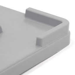 Stacking box plastic accessories lid Material:  HDPE.  L: 1215, W: 1015,  (mm). Article code: 99-270-B-DEK