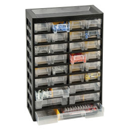 Storage bin plastic assortment cabinet with 29 drawers AA55174