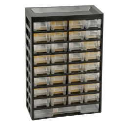 Cabinet assortment cabinet with 33 drawers.  L: 305, W: 135, H: 435 (mm). Article code: 56458120