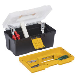 Caisse à outils box-securité pour outils avec fermeture rapide double