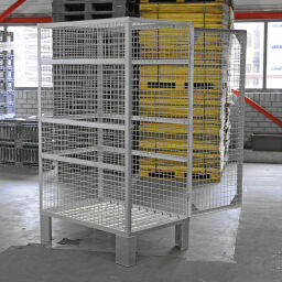 Caisse grillagée anti-vol caisse-palette antivol porte simple Sur mesure